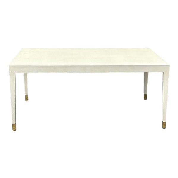Vintage Monarch for Century Faux Shagreen Coffee Table For Sale