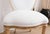 Mid 20th Century Ej Victor French Empire Style Slipper Chairs/Upholstered Belgian Linen White/S/2 For Sale - Image 5 of 8