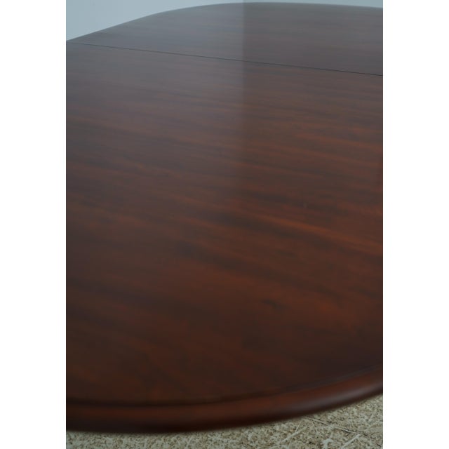 1990s Henkel Harris Model 2205 Cherry Dining Room Table For Sale - Image 11 of 18