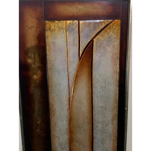 Resin Carved Panel, 1980s, Wood & Resin For Sale - Image 10 of 12