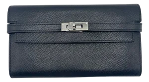 Hermès Epsom Black Kelly Wallet