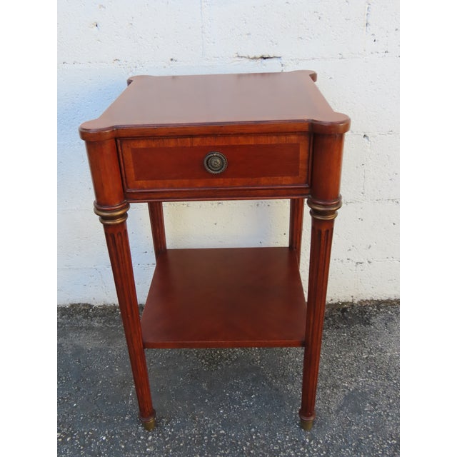 Ethan Allen Nightstand Bedside Side End Table 6375 For Sale - Image 10 of 14
