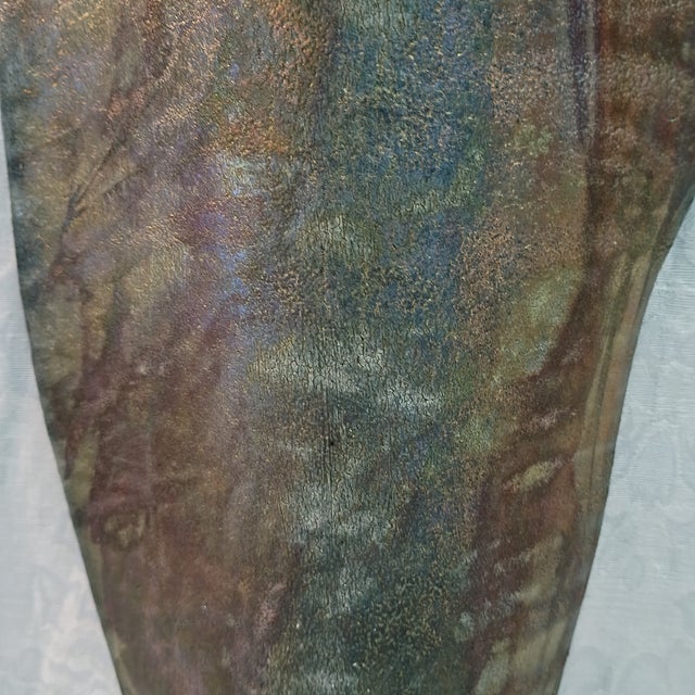 1980s Dalia Riesel Modernist Stylized Female Figurine Patinated Bronze Wall Sculpture - Ed. VI For Sale - Image 11 of 18