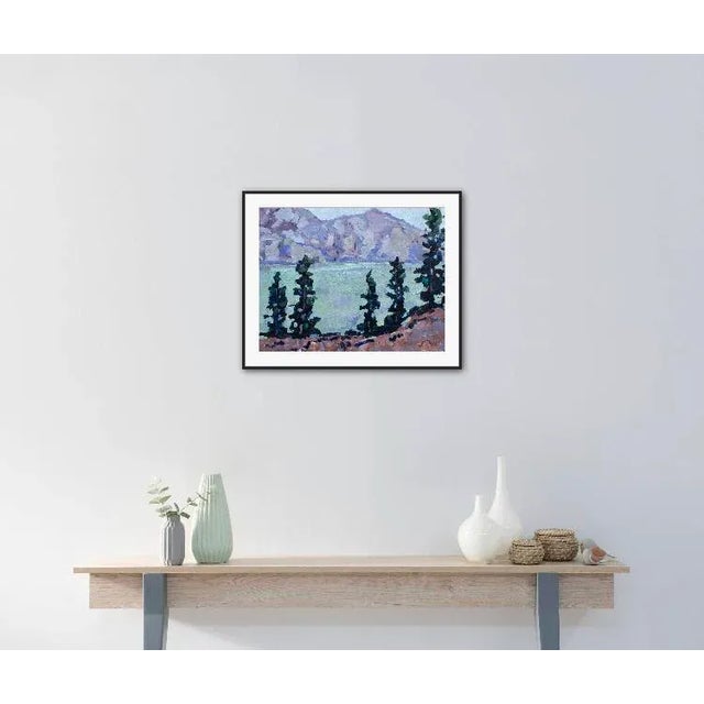 Light Green Quiet Places & Journeys — Nevada Landscape (Original Oil Landscape) For Sale - Image 8 of 12