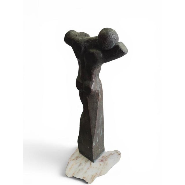 Unknown, Abstract Bronze Torso Sculpture, 1950, Bronze For Sale - Image 6 of 11
