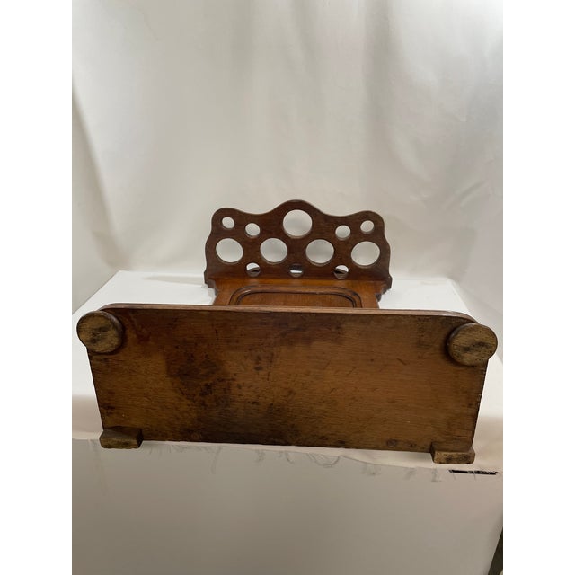 1890s French Oak Twelve Hole Umbrella Cane Stick Stand For Sale - Image 12 of 17