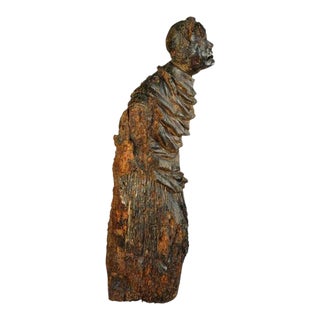 Italian 17th Century Santos Sculpture in Wood For Sale