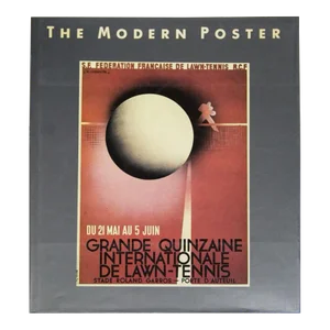 1992 Stuart Wrede 'The Modern Poster' Gray,Red Book