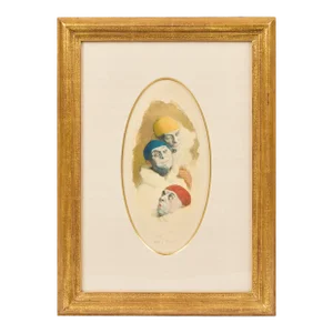 Vintage Aquatint Etching Attributed to Armand Henrion | A