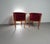 Red Armchairs by Otilia Ceccotti, Set of 2 For Sale - Image 8 of 14