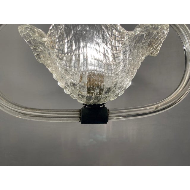 Murano Glass Light Pendant by Ercole Barovier, 1940s For Sale - Image 6 of 7
