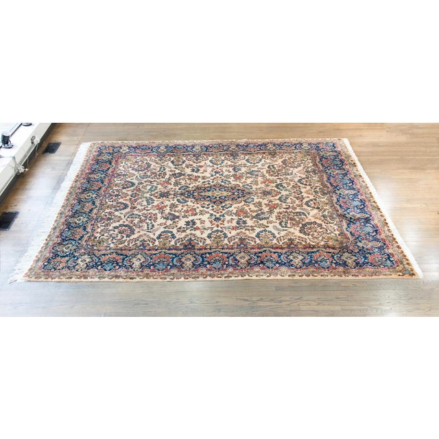 Early 20th Century Persian Kirman Rug For Sale - Image 15 of 15