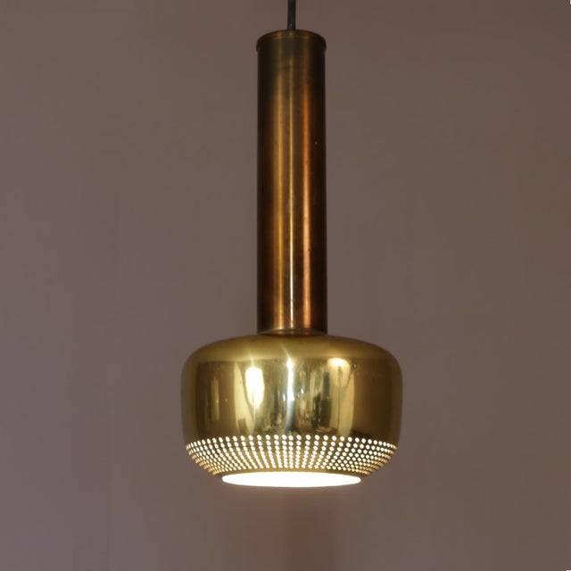 Metal Vl56″ Lamp in Brass by Vilhelm Lauritzen for Louis Poulsen, Denmark, 1950s For Sale - Image 7 of 14