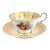 Paragon Pale Peach Fruit Orchard Teacup and Saucer, Vintage Victorian Teacup For Sale