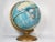 Beautiful mid century Rand McNally portrait world will enhance any home or office décor. The globe has nice unique antique...