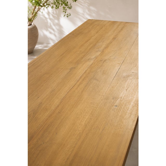 Large Oak Tailor's Table with Drawers, France, 1930 For Sale - Image 9 of 18