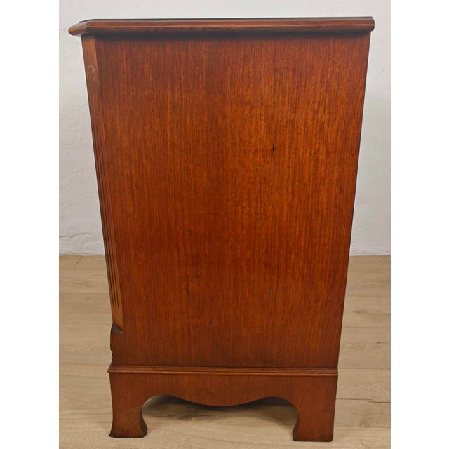 Chest of Drawers in Mahogany Drop Handles, 1980 For Sale - Image 11 of 14