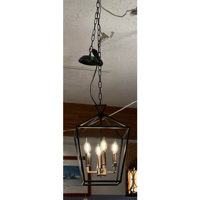 2020s Rustic Maxim Lighting Abode Four Light Small Chandelier For Sale - Image 5 of 12