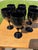 Mid-Century Modern 1960s Libby Crystal Black Amethyst Wine Glasses - Set of 8 For Sale - Image 3 of 12