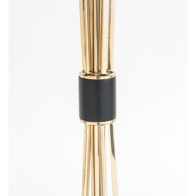 DelightFull Black and Gold-Tone Table Lamps, Pair For Sale - Image 4 of 9