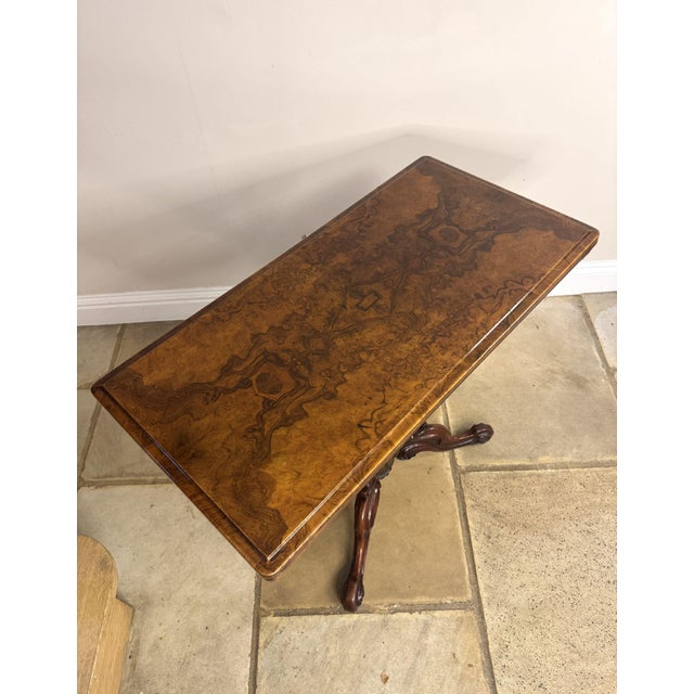 Antique Victorian Walnut Game Table, 1860 For Sale - Image 4 of 9