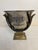 1960s Vintage Hollywood Regency Heraldic Crest Ice Bucket With Antler Handles For Sale - Image 5 of 5