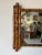 Vintage Coastal Organic Bamboo and Leather Wall Mirror With Tortoise Shell Finish For Sale - Image 10 of 11