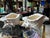 Up for consideration is a beautiful vintage pair of large white ceramic shell style planters. These would look lovely in...
