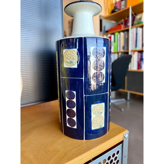 1967 Royal Copenhagen Ceramic Table Lamp Inge-Lise Koefoed Fog & Mørup Danish Modern Midcentury For Sale - Image 9 of 14
