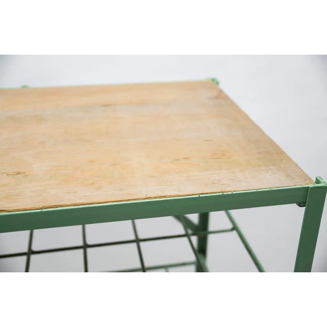 Metal Industrial Boltless Shelving in Metal Steel with Seven Shelves, 1950s For Sale - Image 7 of 10