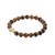 Early 21st Century Gold Cross Tiger's Eye Beaded Bracelet For Sale - Image 5 of 7