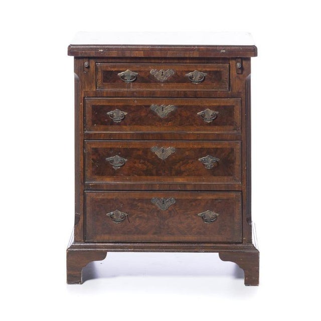 English Mahogany Bedside Table For Sale - Image 6 of 6