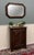 Jacobean Antique English Jacobean Mirror Framed Beveled Octagonal Oak c.1930s For Sale - Image 3 of 18