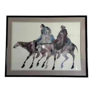 Vintage Carol Grigg Modern Native American Print