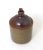 Ceramic Unusual Small Pint Size Antique Classic Style American Stoneware Spirits Jug For Sale - Image 7 of 13