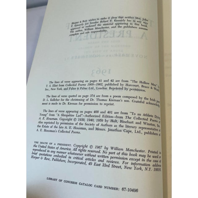 1967 “ the Death of a President” Book For Sale In Dallas - Image 6 of 10
