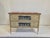 Very fine 19th century Venetian two-drawer commode with keys, the top is faux painted to simulate Sienna marble, over the...