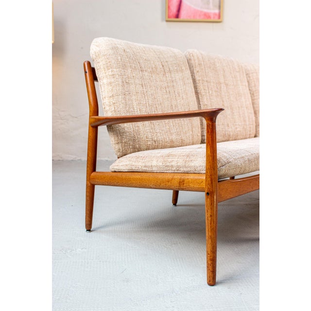 Wood Vintage Danish Teak Sofa by Svend Åge Eriksen for Glostrup, 1960s For Sale - Image 7 of 18