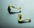 Set of 2 polished solid brass batlló door handle by antoni gaudi materials: brass dimensions: d 4 cm x w 10 cm x h 15 cm....