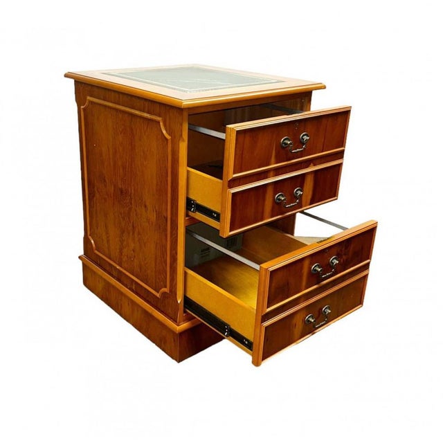 Regency Mahogany Filing Cabinet For Sale - Image 5 of 10