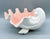 Fitz and Floyd Fitz and Floyd White & Coral Seashell Dish – Coastal Soap Holder or Catchall For Sale - Image 4 of 14