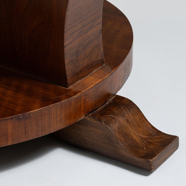 1930s French Chestnut Brown Art Deco Coffee Table For Sale - Image 12 of 15