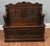 Fine Victorian carved oak hall settle dating from circa 1880 Elaborately carved throughout with geometric, foliate and...
