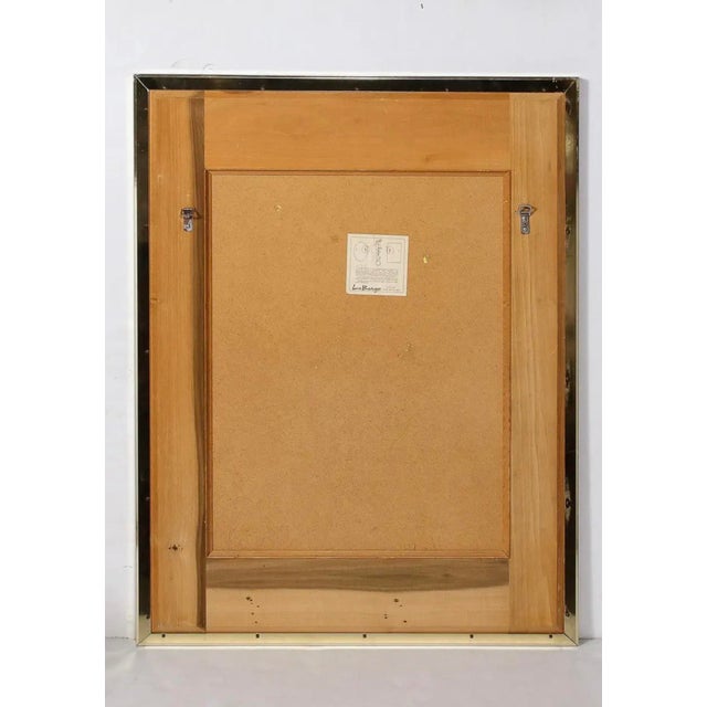 LaBarge Gold Leaf Mirror From the 1980’s Pristine Condition For Sale In Los Angeles - Image 6 of 6