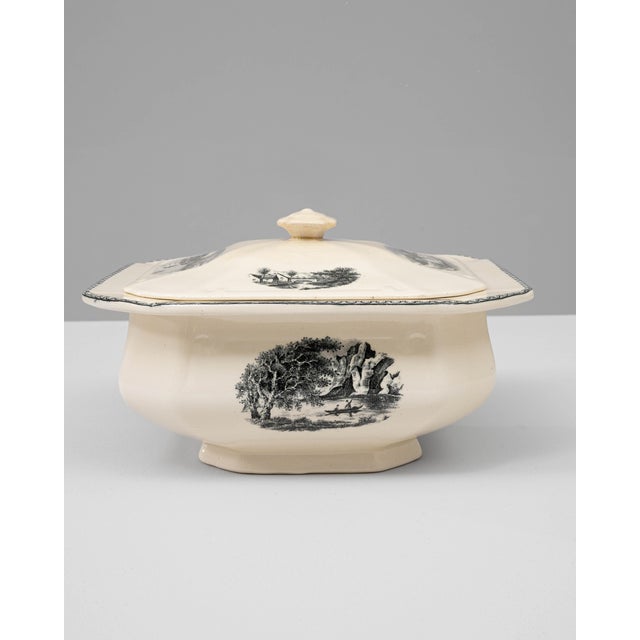 20th Century Dutch Special Edition Porcelain Tureen with Lid For Sale In Greensboro - Image 6 of 18
