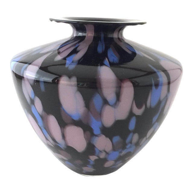 Vintage Spanish Recycled Glass Vase Chairish