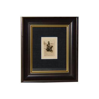 Vintage African Young Boy Sepia Photograph For Sale