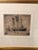 1930s Autical George Gale Signed Original Maritime Etching "Dropping the Tug" Framed For Sale - Image 9 of 11