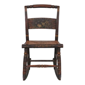 Hitchcock Style Stenciled Rocking Chair