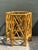 Vintage Chinese Chippendale Rattan Table Pedestal For Sale - Image 4 of 12